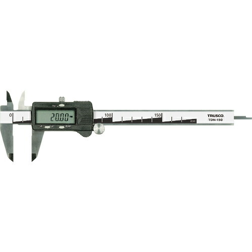 [デジタルノギス]トラスコ中山（株） ＴＲＵＳＣＯ　デジタルノギス　１５０ｍｍ　TDN-150 1本【489-0752】