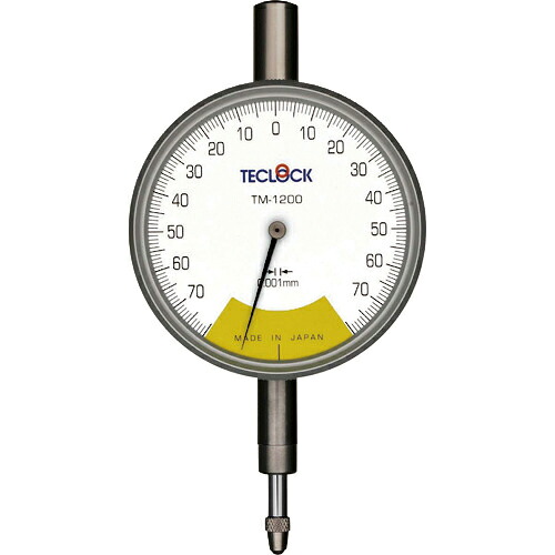 [文字盤ゲージ]（株）テクロック ＴＥＣＬＯＣＫ １回転させる未満詳しい文字盤ゲージ TM-1200 1個【795-9397】