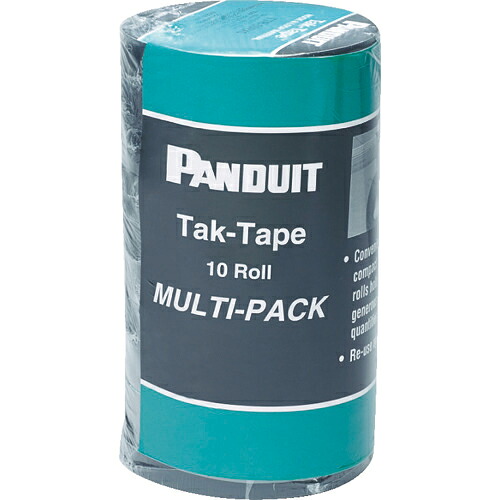 [ケーブルタイ（ファスナータイプ）]【送料無料】パンドウイットコーポレーション ＰＡＮＤＵＩＴ タックテープ（ロールタイプ）１０．６ｍＸ１０巻入り 1Ｐｋ【124-8213】【北海道・沖縄送料別途】【smtb-KD】
