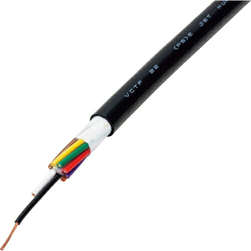 [電力ケーブル]【送料無料】倉茂電工（株） 倉茂電工 ビニソフト ＶＣＴＦ２２ １００Ｍ VCTF22 3X0.75SQ-100 1本【207-8721】【代引不可商品】【北海道・沖縄送料別途】【smtb-KD】【お取り寄せ品】