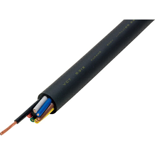 [電力ケーブル]【送料無料】倉茂電工（株） 倉茂電工 ハイプレン ＶＣＴ ５３１ＸＸ １００Ｍ VCT531XX 2X0.75SQ-100 1本【213-0879】【代引不可商品・メーカー直送】【北海道・沖縄送料別途】【smtb-KD】【お取り寄せ品】