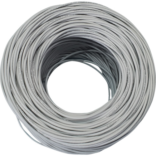 [ＬＡＮケーブル]トラスコ中山（株） ＴＲＵＳＣＯ ＬＡＮケーブル カテゴリ５ｅ １００ｍ グレー TUTP-CAT5E-100G 1巻【261-3516】 4,942円