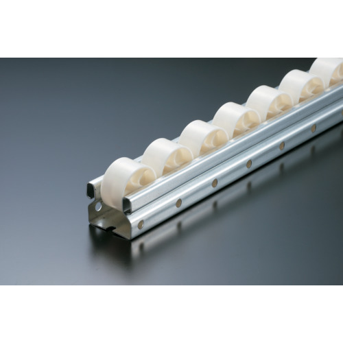 [ピッキングラック用ホイールコンベヤ]ＴＲＵＳＣＯ　流動棚用ホイールコンベヤ　樹脂製Φ３６　Ｐ４０ＸＬ２４００　V-3620UP-40-2400 1台【代引不可・メー直】【北海道・沖縄送別】【smtb-KD】【法人様方のみお取扱い】