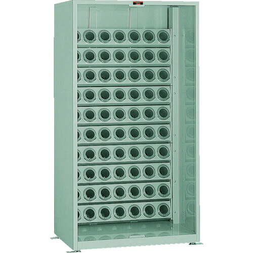 [ツーリング保管庫]トラスコ中山（株） ＴＲＵＳＣＯ ツーリング保管庫 ＢＴ・ＮＴ４０用Ｘ９０個 アクリル戸 ロック付 VTL-1800AD 1台【代引不可商品・メーカー直送】【法人様方のみのお取扱いとなります】｜ものづくりのがんばり屋