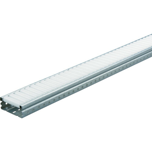 [ピッキングラック用ホイールコンベヤ]ＴＲＵＳＣＯ　流動棚用　樹脂ホイールコンベヤ　Φ１８ワイド　Ｐ２０ＸＬ２４００　V1870UP202400　1台【代引不可・メー直】【北海道・沖縄送別】【smtb-KD】【法人様方のみお取扱い】