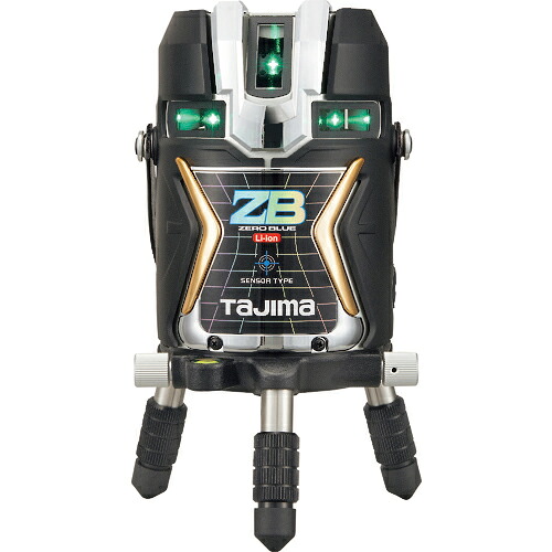 [レーザー墨出器（グリーンレーザー）]【鮮視度300のギラつかないブルーグリーンレーザー！】【送料無料】（株）ＴＪＭデザイン タジマ ＺＥＲＯ ＢＬＵＥ センサー リチウムーＫＪＣ ZEROBLS-KJC 1台【北海道・沖縄送料別途】【smtb-KD】