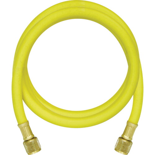 [マニホールドキット用導管]【貨物輸送無料】ＹＥＬＬＯＷ ＪＡＣＫＥＴ社 黄色上衣 チャージングホースプラス２ ２４４ｃｍ 黄 Y14596 1本【852-1040】【北海道・沖縄貨物輸送別途】【smtb-KD】