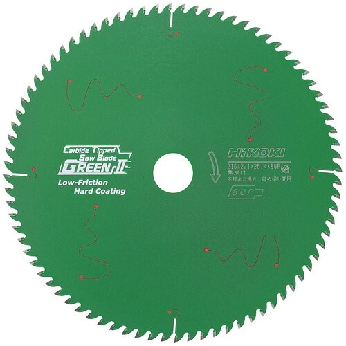 [チップソー（木工用）]【送料無料】工機ホールディングス（株） ＨｉＫＯＫＩ　スーパーチップソー２１６ｍｍ　0033-3297 1枚【423-3085】【北海道・沖縄送料別途】【smtb-KD】