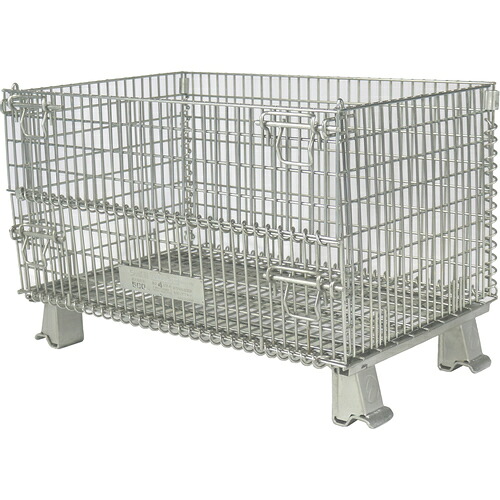 [メッシュパレット]【送料無料】サンキン（株） サンキン　パレット　コイルタイプ　SC-15 1台【459-4720】【代引不可商品・メーカー直送】【北海道･沖縄送料別途】【smtb-KD】｜ものづくりのがんばり屋