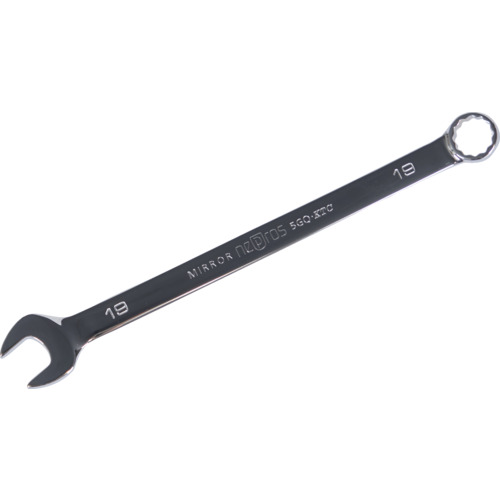 [コンビネーションスパナ]京都機械工具（株） ｎｅｐｒｏｓ ロングコンビネーションレンチ 二面幅１９ｍｍ 全長２９０ｍｍ 1個【167-6393】