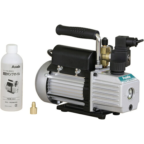 [空調工事用真空ポンプ]【送料無料】アサダ（株） Ａｓａｄａ 真空ポンプ１．８ＣＦＭ Ｅｃｏ 1台【404-2549】【北海道・沖縄送料別途】【smtb-KD】｜ものづくりのがんばり屋