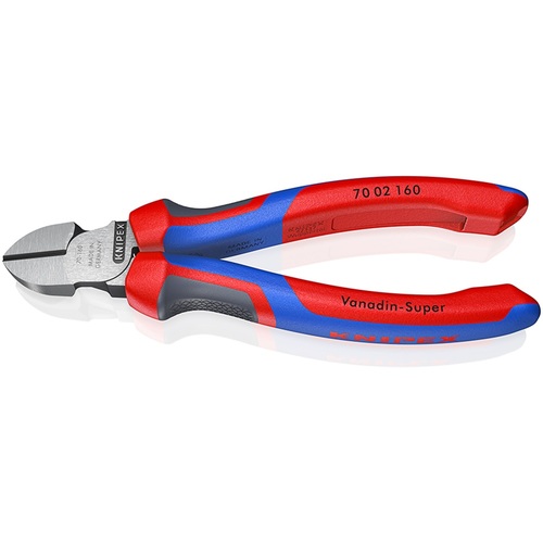 ■[ニッパ（電工用）]ＫＮＩＰＥＸ社 ＫＮＩＰＥＸ 電工ニッパー コンフォートハンドル １６０ｍｍ 7002-160 1丁【446-8520】【代引不可商品】【メール便1個まで対象商品】