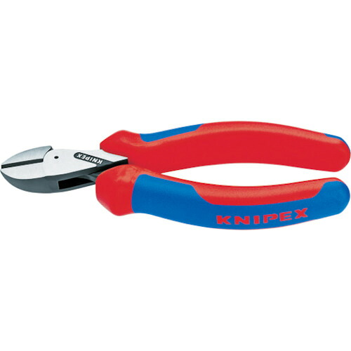 [はさみ（電気工用）]ＫＮＩＰＥＸ社 ＫＮＩＰＥＸ パウダーコンパクトニッパー Ｘ－ＣＵＴ（ＳＢ店先見せびらかす包み致しかた） 7302-160SB 1丁【766-6322】 手動工具-DIY・工具-ニッパー