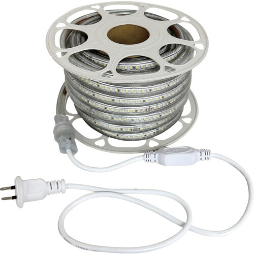 [ＬＥＤテープライト]（株）富士倉 富士倉　両面発光ＬＥＤロープライト　２０Ｍ　白色 FRL-W20M-W 1巻【554-5591】