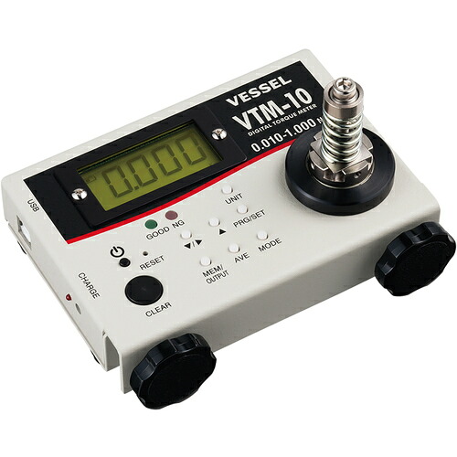 [小ねじ用電動１番ウッド（オプション）]【貨物輸送無料】（株）ベッセル ＶＥＳＳＥＬ トルクメーター ＶＴＭ‐１０ 1台【798-5461】【代引不可商いもの】【北海道・沖縄貨物輸送別途】【smtb-KD】