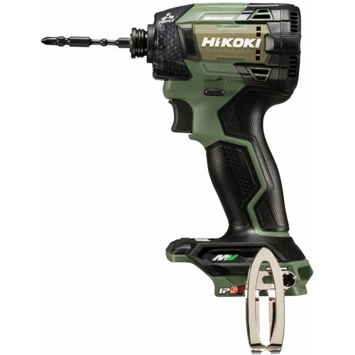 [充電インパクトドライバー]工機ホールディングス（株） ＨｉＫＯＫＩ　コードレスインパクトドライバ　ＷＨ３６ＤＤ　形　フォレストグリーン　本体のみ WH36DD(NNG) 1台【684-2785】