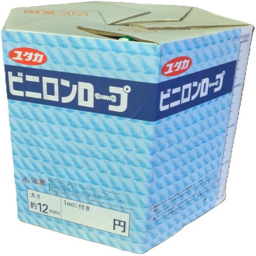 [ロープ（ビニロン）]【送料無料】（株）ユタカメイク ユタカメイク　ビニロンメーターパックロープ　１２ｍｍ&times;２００ｍ VMP-12 1巻【367-7966】【北海道・沖縄送料別途】【smtb-KD】｜ものづくりのがんばり屋