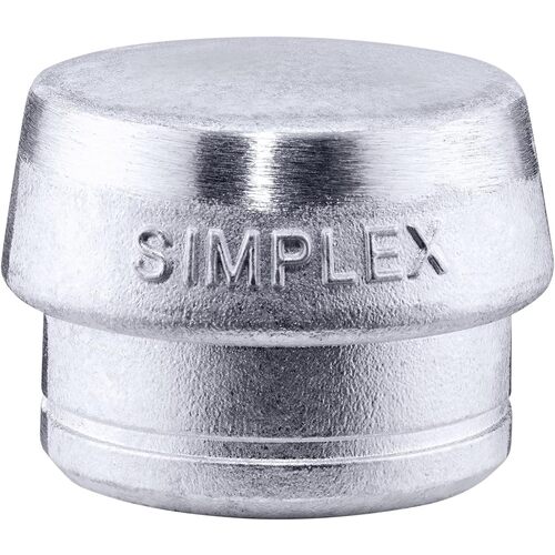 [ズボン下金鎚]ロームヘルド・ハルダー（株） ＨＡＬＤＥＲ 金鎚用部分品 ＳＩＭＰＬＥＸ 可塑性物質金鎚用 取り替えっこ用差しはさむ 径（８０）粍 ホンブルグ帽金属元素（しろがね色） 3209.080 1個【481-8113】