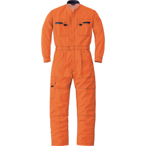 [つなぎ服]山田辰（株） ＡＵＴＯ－ＢＩ スリードラゴン ツヅキ服４００００ オレンジ Ｌ 40000-003-L 1着【824-6049】