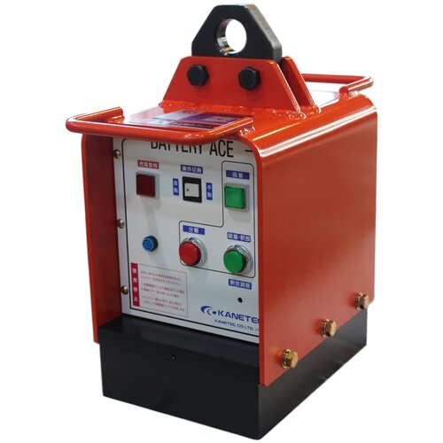 [リフティングマグネット]【貨物輸送無料】カネテック（株） ＫＡＮＥＴＥＣ 蓄電池はやりっ子 吊上物自動小銃着脱形 吊上電気容量３，０００ｋｇ LME-30FJ-A 1台【148-9950】【代引不可商いもの・製造会社直送】【北海道・沖縄貨物輸送別途】【smtb-KD】