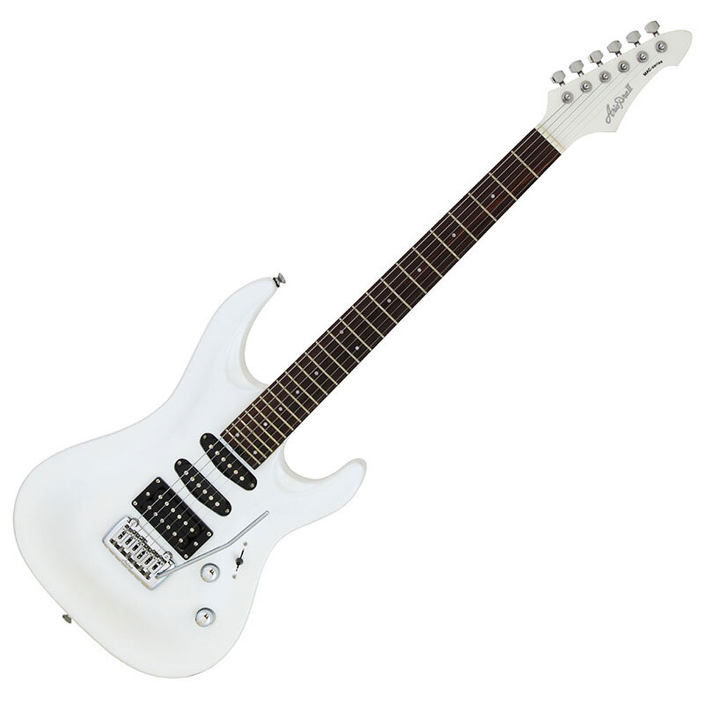 【ケース付】AriaProII エレキギター MAC-STD PWH