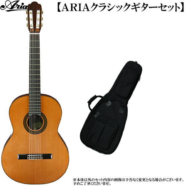 クラシックギター・セット ARIA(アリア) A-50C Classic Guitar セダー単板トップ