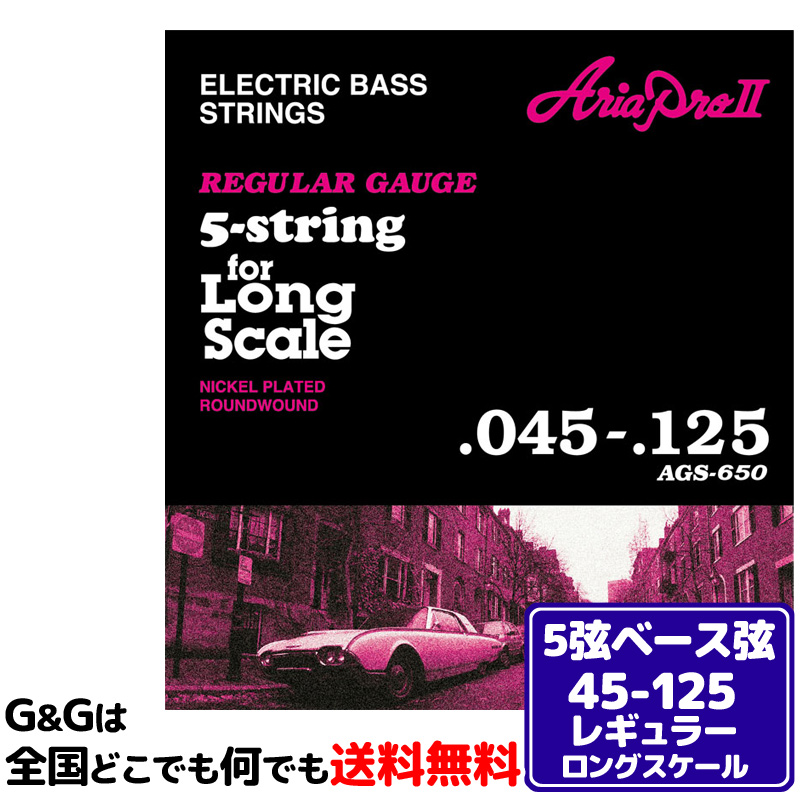 楽天市場】【10%OFFクーポン配布中！】【３セット】AriaProII ベース弦セット AGS-700 アリアプロ Flat Wound, Long  Scale 45-100 : Ｇ＆Ｇ onlineshop