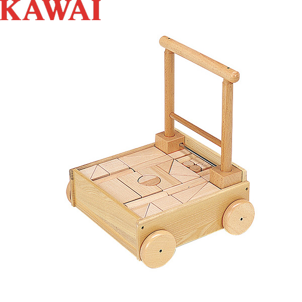 楽天市場】KAWAI 河合楽器製作所 抗菌カラー引き車つみき 4701-9：引き