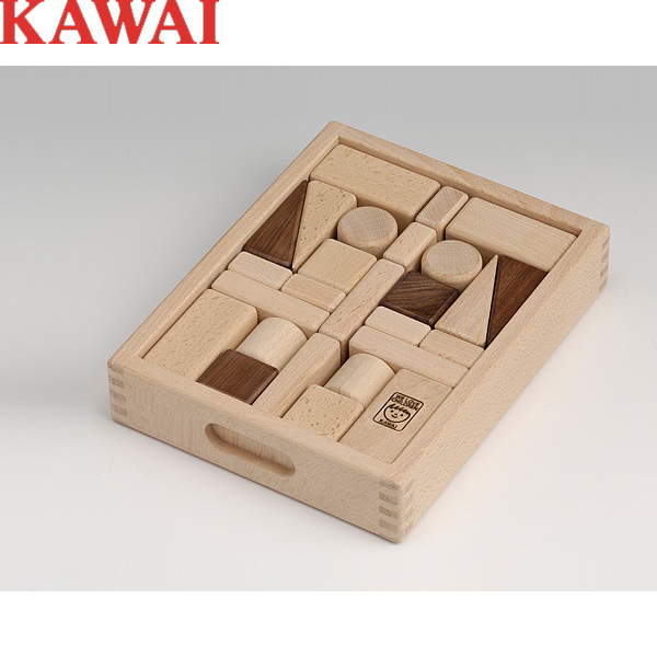 【楽天市場】【as】KAWAI カワイの木製おもちゃ つみき 4031／ミニピアノで有名なあの河合楽器の知育玩具／【送料無料】【smtb-KD