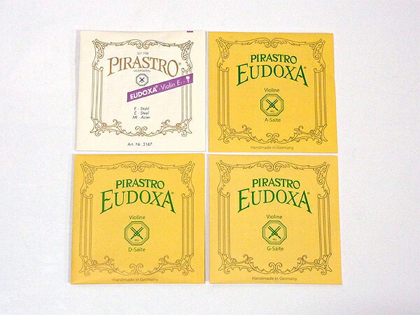 【店内全品5%OFFｾｰﾙ開催中】EUDOXA EADG線セット E弦:3147 A弦:2142 D弦:2143 G弦:2144 オイドクサ 4/4 バイオリン弦【送料無料】【smtb-KD】【RCP】｜Ｇ＆Ｇ onlineshop
