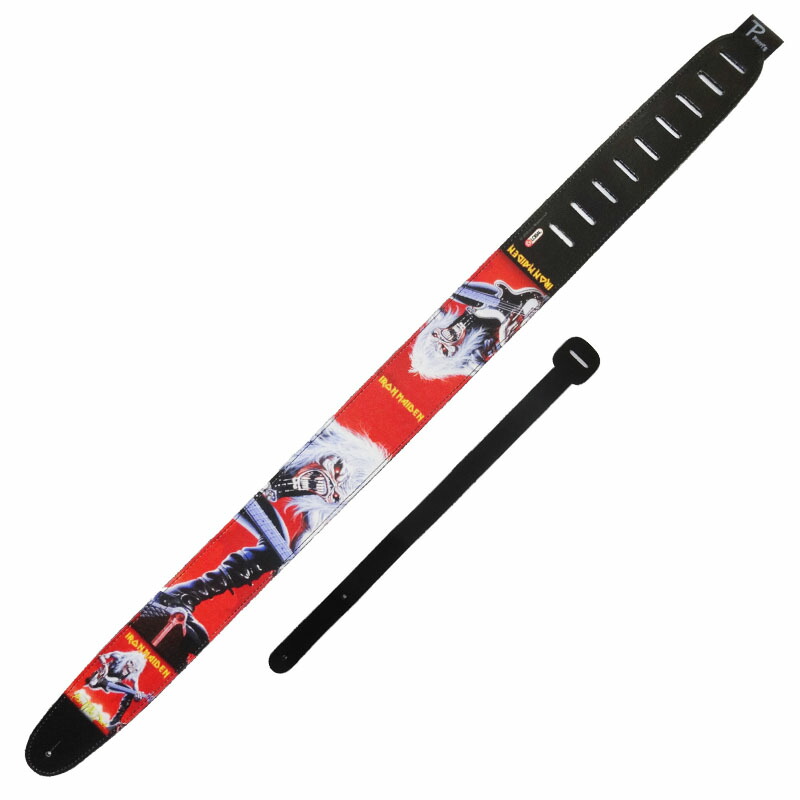 ペリーズ ギターストラップ 2.5インチ レザーストラップ アイアン メイデン Perri's P25INM-1342 2.5inch Leather STRAP IRON MAIDEN 【RCP】