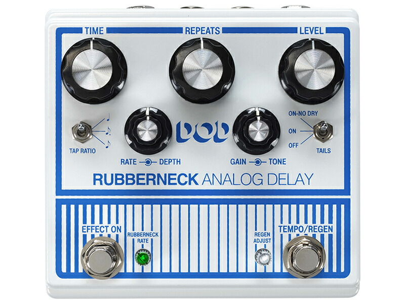 【ﾎﾟｲﾝﾄUP！マラソン期間限定】DOD Analog Delay Rubberneck ラバーネック アナログ・ディレイ ディーオーディー　ギターエフェクター【smtb-KD】【smtb-KD】【RCP】：-p5