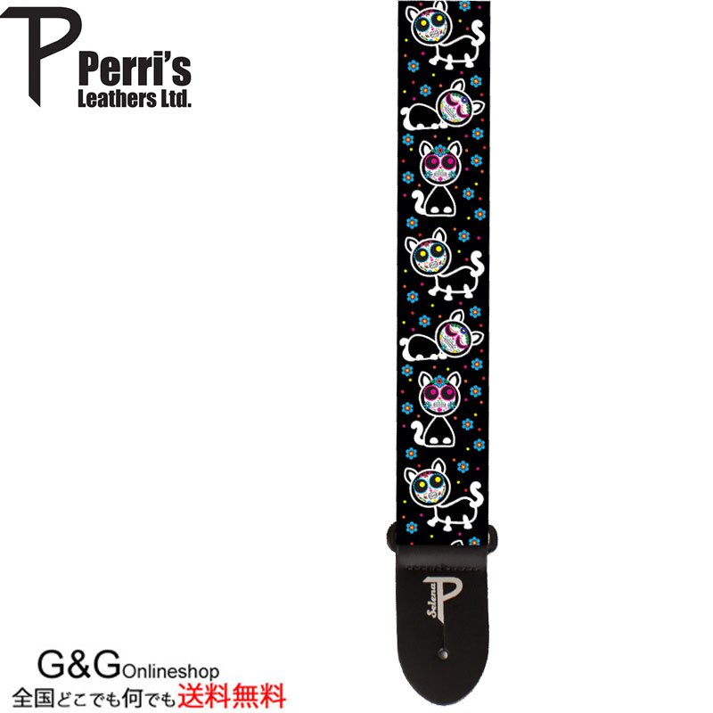 楽天市場 ポイント10倍 18日まで ペリーズ ギターストラップ Perri S 2 Polyester Kids Wanna Have Fun Sugar Cats Lpcp 7212 猫 ねこ柄 ｇ ｇ Onlineshop