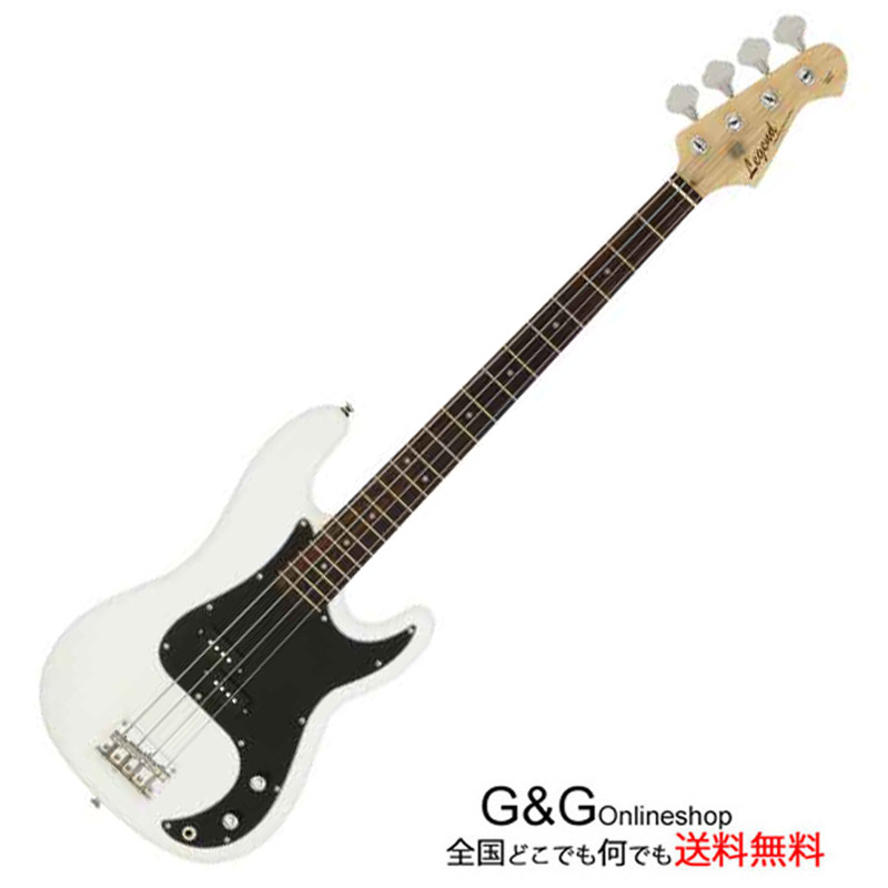 Legend by Aria ProII LPB-Z B/WH レジェンド プレベ ホワイト ブラックピックガード White 14,850円