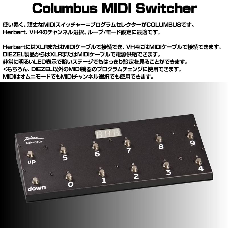 楽天市場 Diezel Columbus Midi Switcher ディーゼル Midi