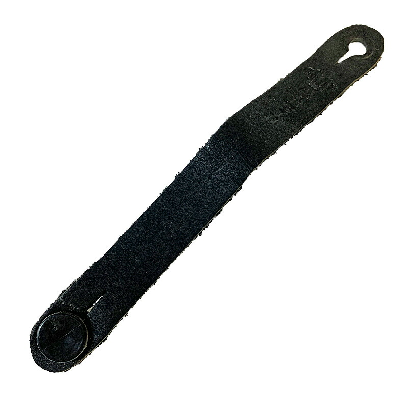 マーチンギターストラップボタンブラックMartin18A0031BLKHeadstockStrapTieBlackLeatherソフトレザー黒