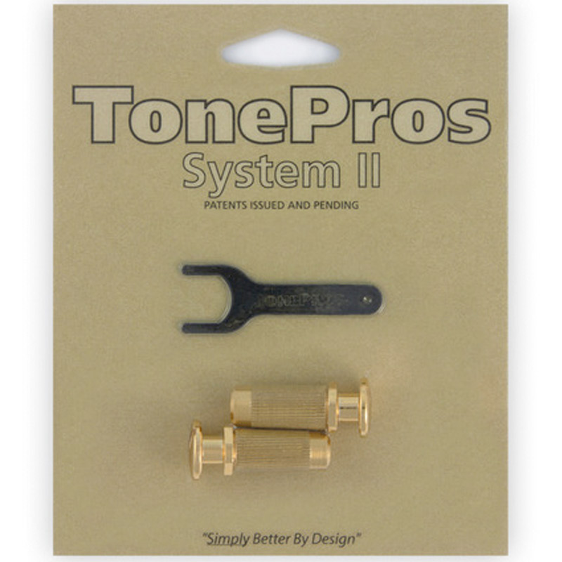 TonePros ロッキング・スタッド MSPRS-G ゴールド Metric Locking Studs for PRS