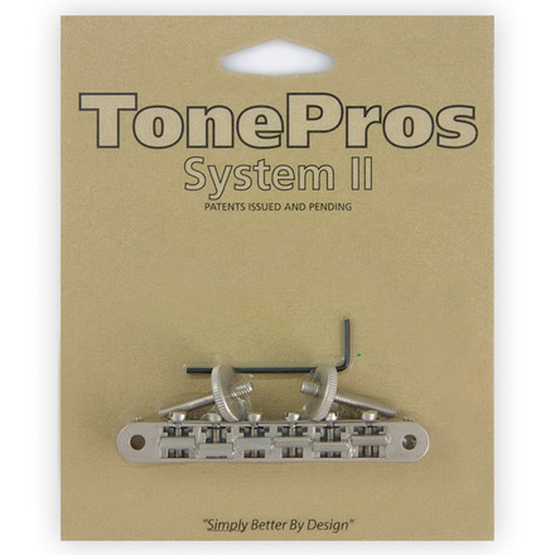 TonePros ブリッジ AVR2-SN サテン・ニッケル Replacement ABR-1 Tuneomatic