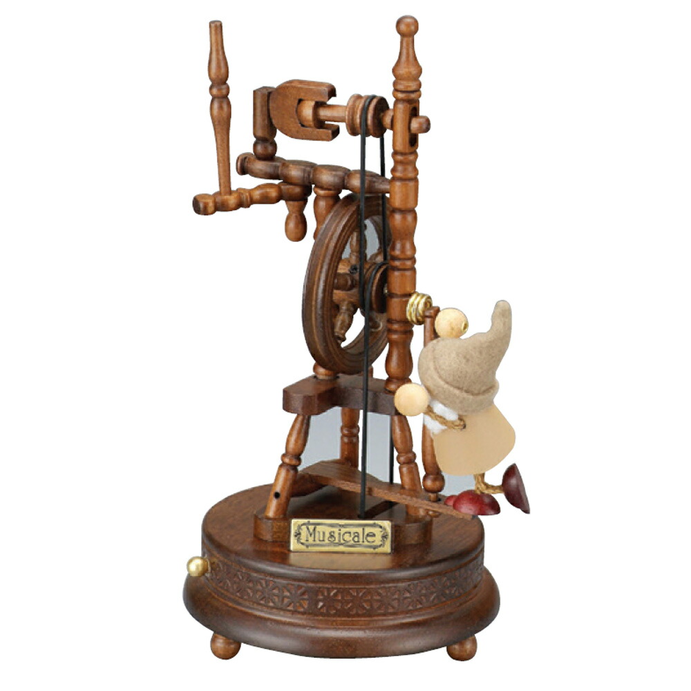 楽天市場】【ポイント10倍】木製からくり人形オルゴール ストリート