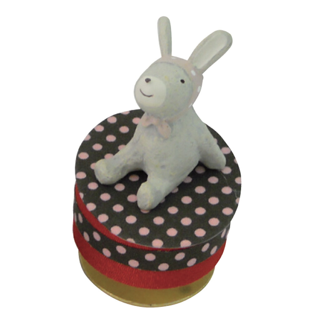 楽天市場】オルゴール うさぎ 和風 プレゼント 回転 ドール 【和み舎