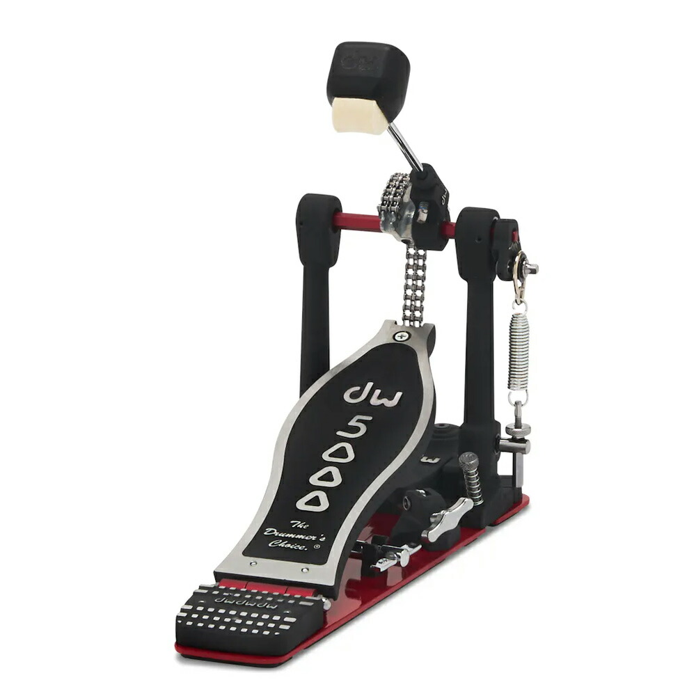 【ﾎﾟｲﾝﾄUP！マラソン期間限定】【特別価格】ディーダブリュー ドラム シングル ペダル DW 5000 Series Single Bass Pedal Dual Chain ACCELERATOR DRIVE DWCP5000AD4 ss2024