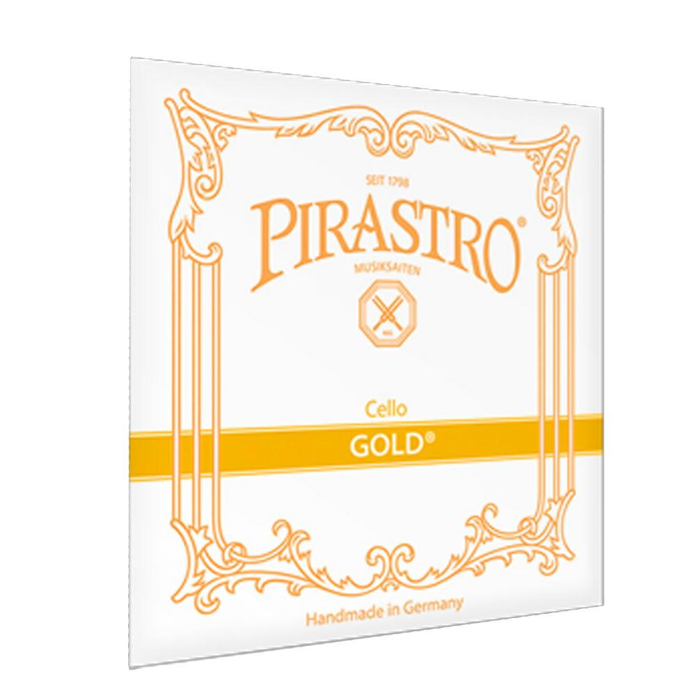 PIRASTRO ピラストロ ゴールド チェロ弦 G線 4/4 GUT/SILVER CELLO GOLD 2353 G