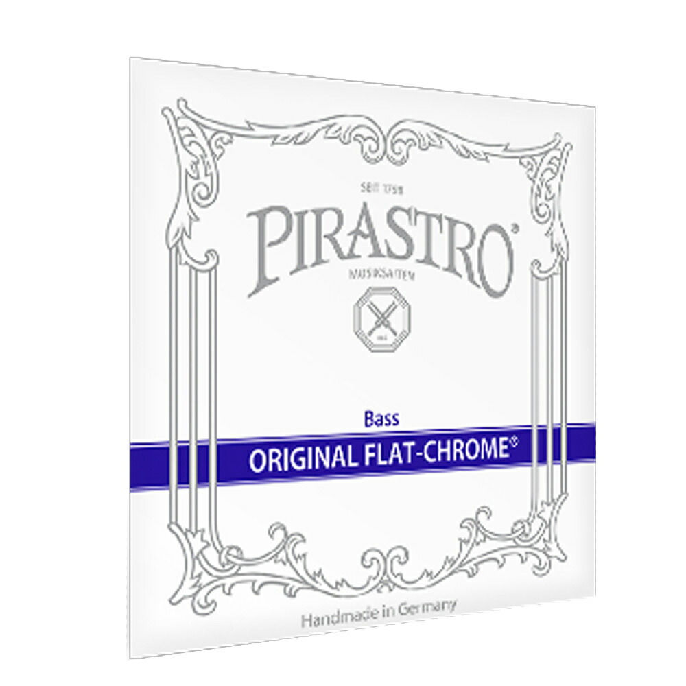 PIRASTRO ピラストロ オリジナル フラット クローム コントラバス弦 G線 3/4 ROPE CORE/CHROME STEEL D-BASS ORIGINAL FLAT-CHROME 3471 G 12,164円
