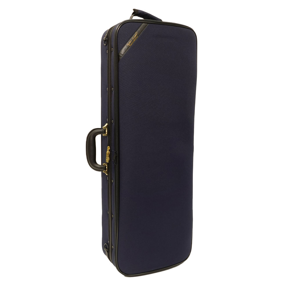 【ﾎﾟｲﾝﾄUP！マラソン期間限定】ビオラケース Super Light スーパーライト ヴィオラ 四角形 ケース ブルー Oblong Viola Case Blue 4/4