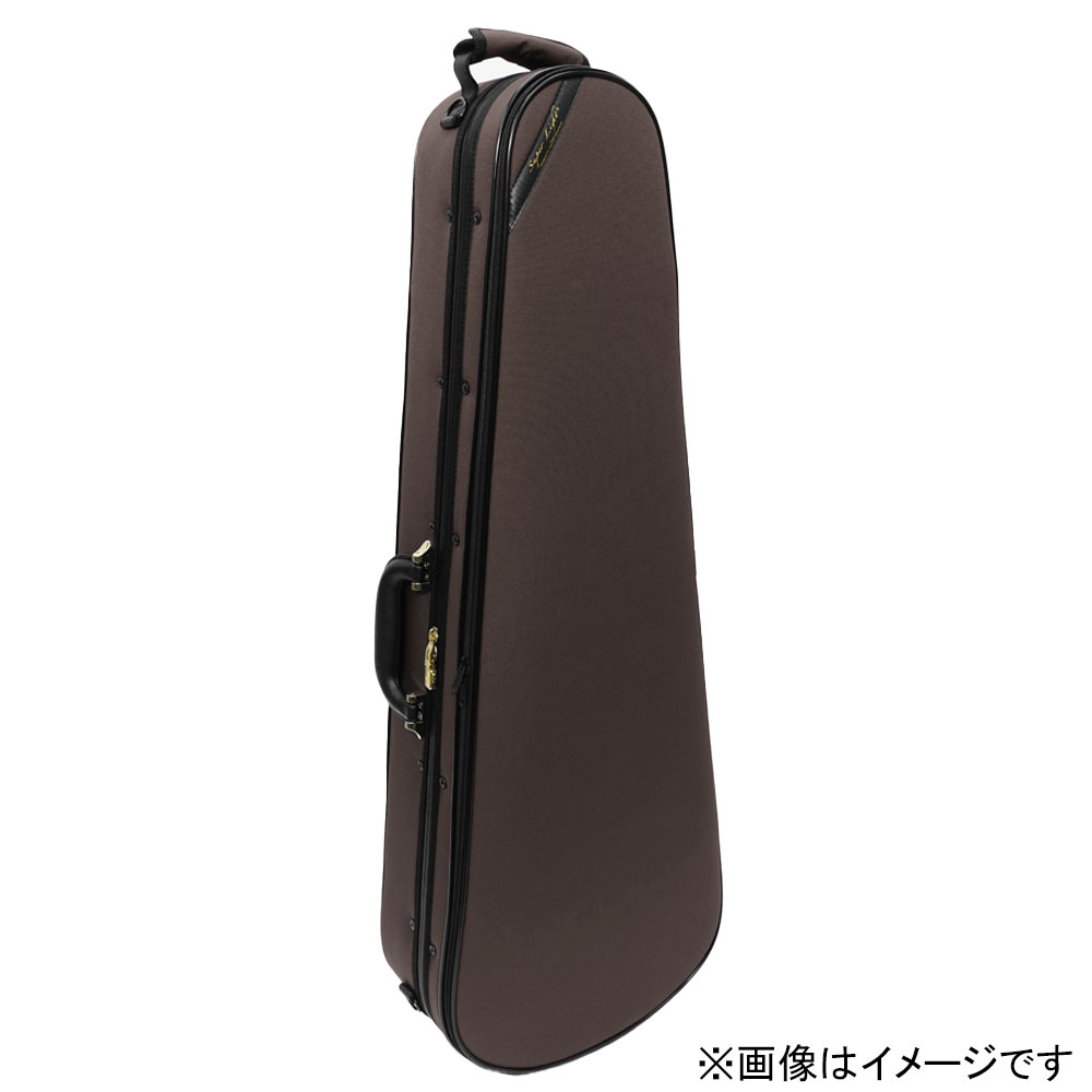 【ﾎﾟｲﾝﾄUP！マラソン期間限定】ビオラケース Super Light スーパーライト ヴィオラ 三角形 ケース ブラウン Shaped Viola Case Brown 4/4