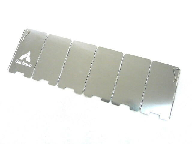 楽天市場 あす楽対応 ガオバブ Gaobabu Gaobabuパネル風防コンパクト ウインドスクリーン 6枚タイプ ネコポスだと送料2円 1万円以上送料無料 北 東北 沖 除く アウトドア用品 ガオバブshop