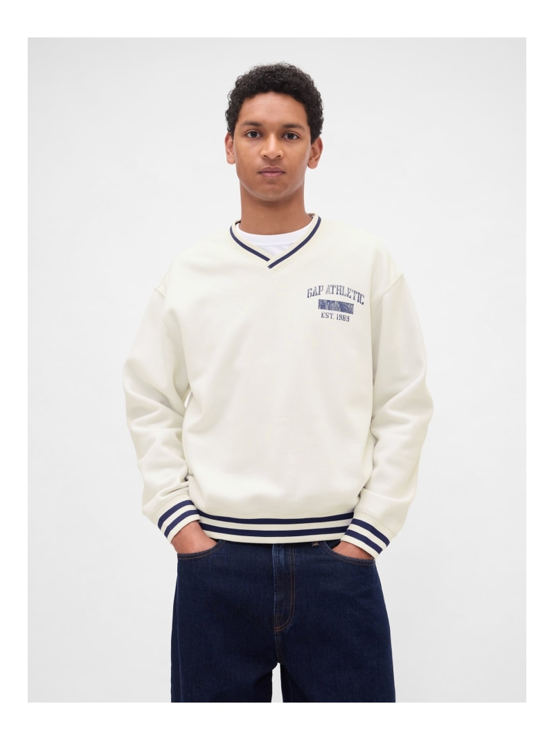 GAP クルーネックトレーナー ホワイト　M 楽天市場】【SALE／33%OFF】(M)Gapロゴ クルーネックスウェット