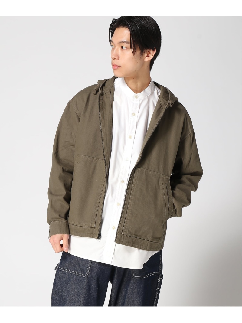 (U)オーバーサイズ キャンバス ユーティリティジャケット GAP ギャップ トップス パーカー・フーディー ブラウン【送料無料】[ Fashion]