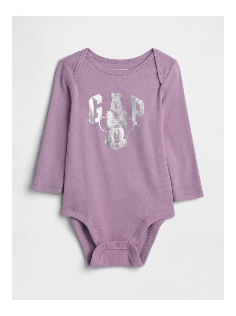 [SALE/ 66% OFF] (K) BabyGap x Disney GAP Logo Bodysuit GAP Gap Maternity Wear/Baby Goods Rompers/Coveralls Purple Black [RBA_E] [Rakuten Fashion]