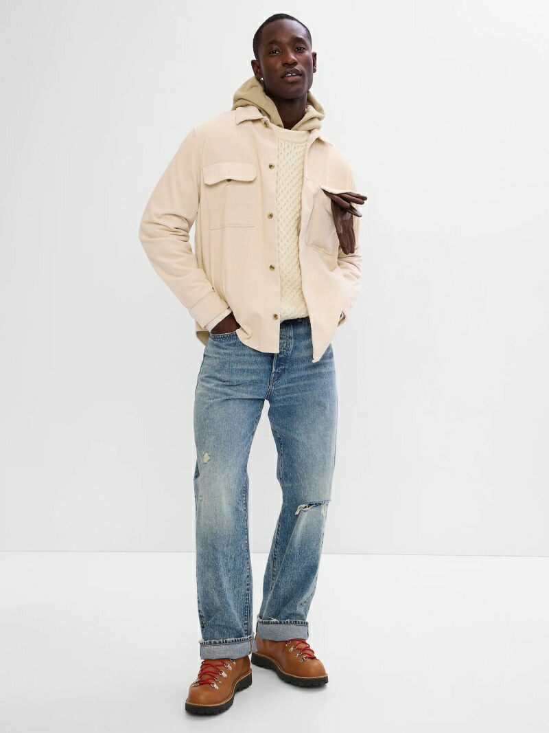 【楽天市場】【SALE／88OFF】コーデュロイオーバーシャツ GAP ギャップ トップス シャツ・ブラウス ホワイト グリーン ブラウン